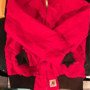 Carhartt Women's Vintage Red Bomber Jacket